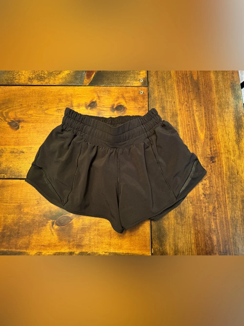 lululemon athletica Black Women's Running Shorts| Hottie Hot shorts|